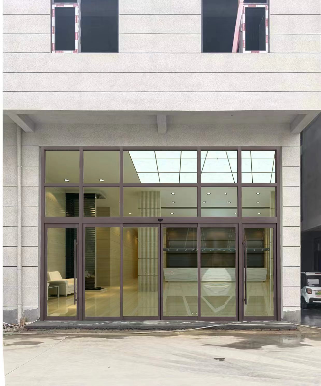 宜兴市玻璃伸缩门